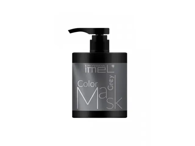 IMEL Μάσκα Μαλλιών με Χρώμα-Γκρι 500ml
