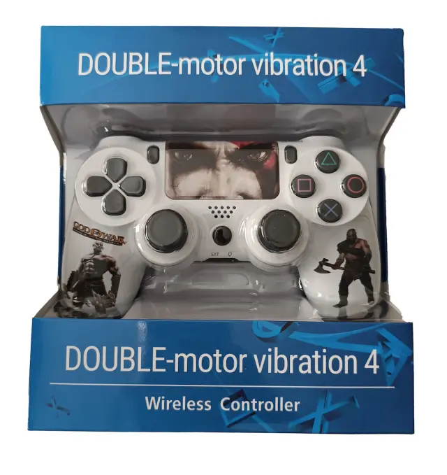 Doubleshock Ασύρματο Gamepad για PS4 War Hero Άσπρο 2
