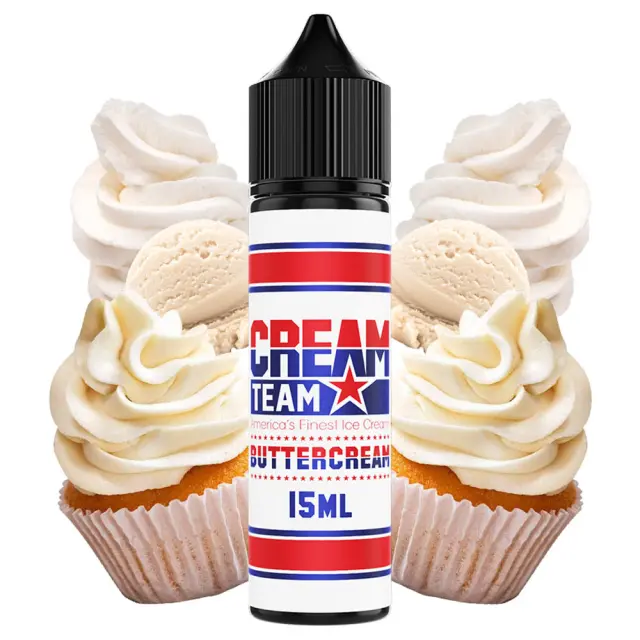 Cream Team Buttercream 15ml (60ml) - Kings Crest Flavorshots