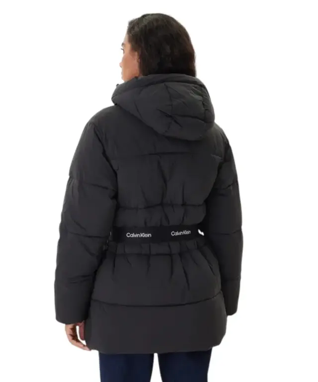Calvin Klein -Γυναικείο Μπουφάν Belted Midweight Puffer Regular Fit LV047D507G-UB1 Μαύρο 3