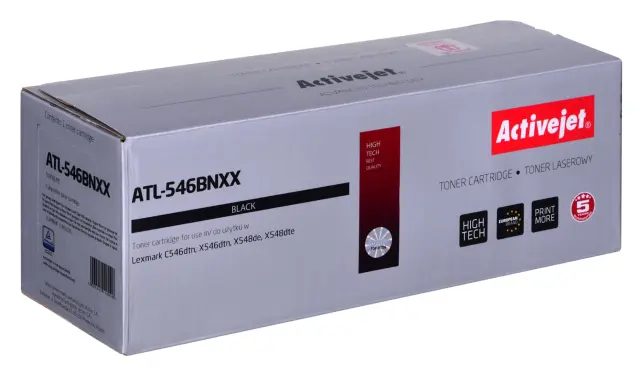 Activejet ATL-546BNXX Toner (replacement for LEXMARK C546U1KG Supreme 8000 pages black)