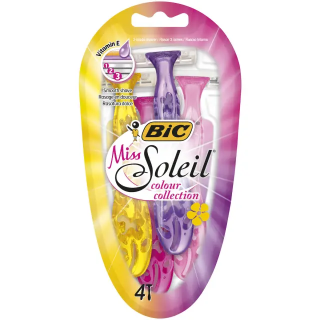 Bic Miss Soleil Color Collect Ξυραφάκια Μιας Χρήσης 4τεμ