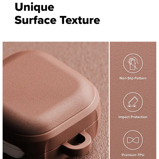 Ringke Onyx Magnetic Magsafe Samsung Galaxy Buds 4 / 4 Pro Constant Coral 3