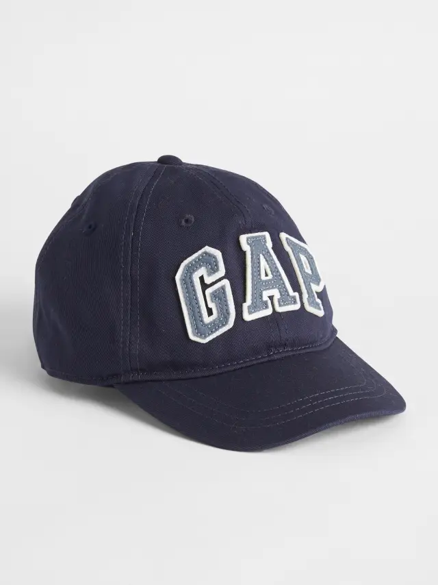 Μπλε Παιδικό Gap Logo Baseball Καπέλλο vintage navy - S/M