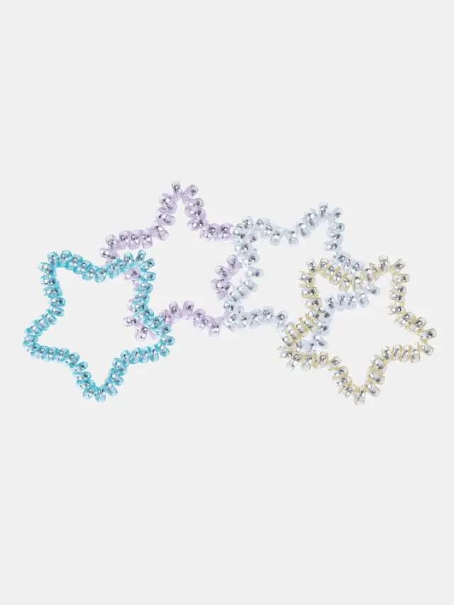 Παιδικά Λαστιχάκια Μαλλιών Starry Ties ΠΟΛΥΧΡΩΜΟ - One Size 2