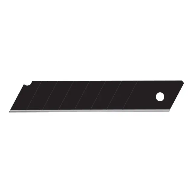 Λάμα Αντικολλητική Κοφτή ASSIST Μαύρο 18x0.7mm Σετ 8Τμχ