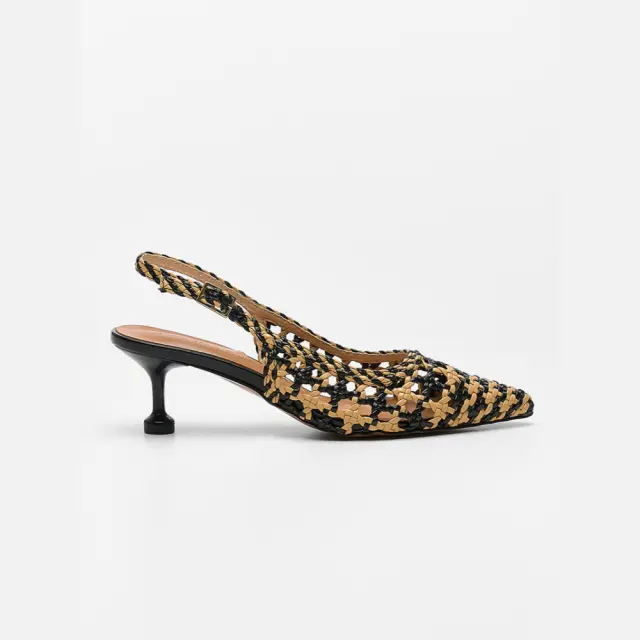 Donna Serena Γόβες Γυναικείο Άλλα Υλικά Μαύρο DSE/125563 BLACK/MUSTARD