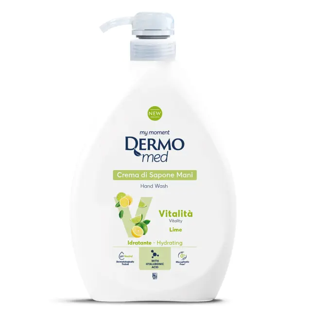 DERMOMED Κρεμοσάπουνο 1LT Vitalita Lime