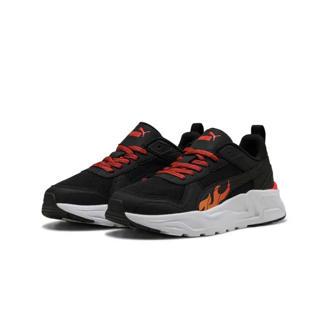Puma Youth Trinity 2 Lite Sparks JR Μαύρο - Πορτοκαλί 407736-01 (Puma) 3