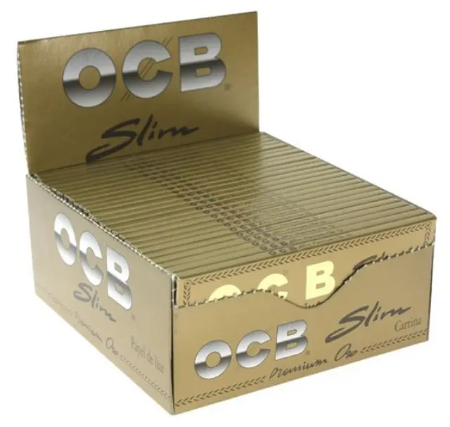 OCB Premium Χαρτάκια - Gold King Size Slim 50τεμ.
