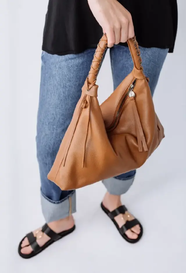 BIBA - Leather shoulder bag BIBA Dover 2