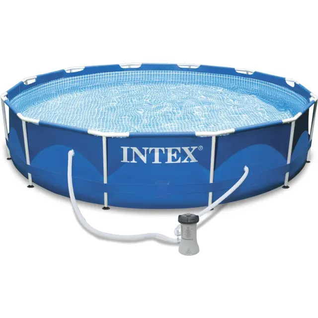 Intex Πισίνα Metal Frame Pool Set (w/220-240V Filter Pump) (28212NP)