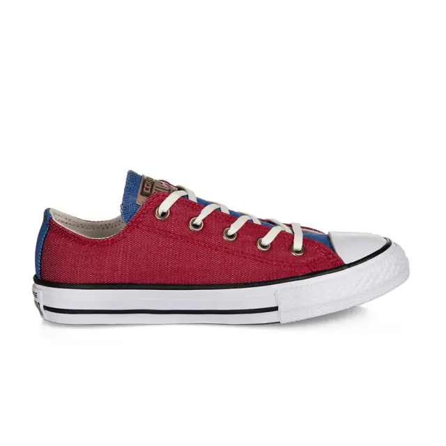 Converse Unisex Youth Chuck Taylor All Star OX Two Color Chambray Κόκκινο 659966C (Converse) - 30
