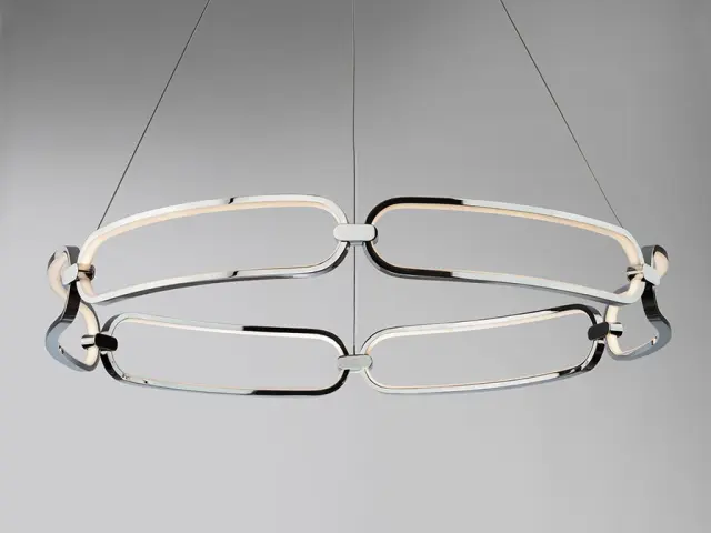 COLETTE LED LAMP Ø80 CHROME φωτιστικό κρεμαστό Χρώμιο 2