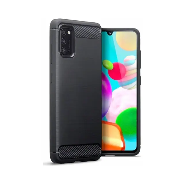 Vivid Carbon Case Samsung Galaxy A41 Black 2
