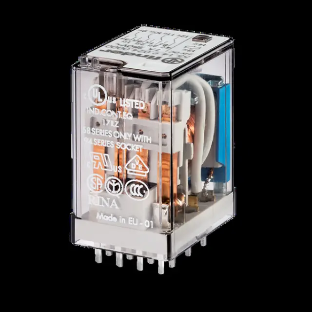 Relay for printed circuit 4CO 7A/24VAC/Agni (55.14.8.024.0000)