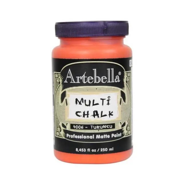 Artebella Χρώμα Κιμωλίας Multi Chalk - 4006 Orange - 250ml