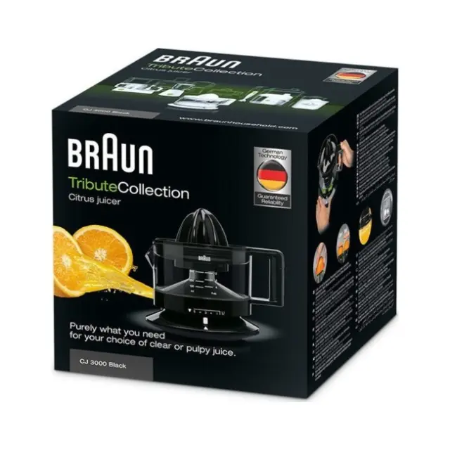 Braun Ηλεκτρικός Αποχυμωτής CJ3000BK 20W 0,35 L Black (0X22611010) 2