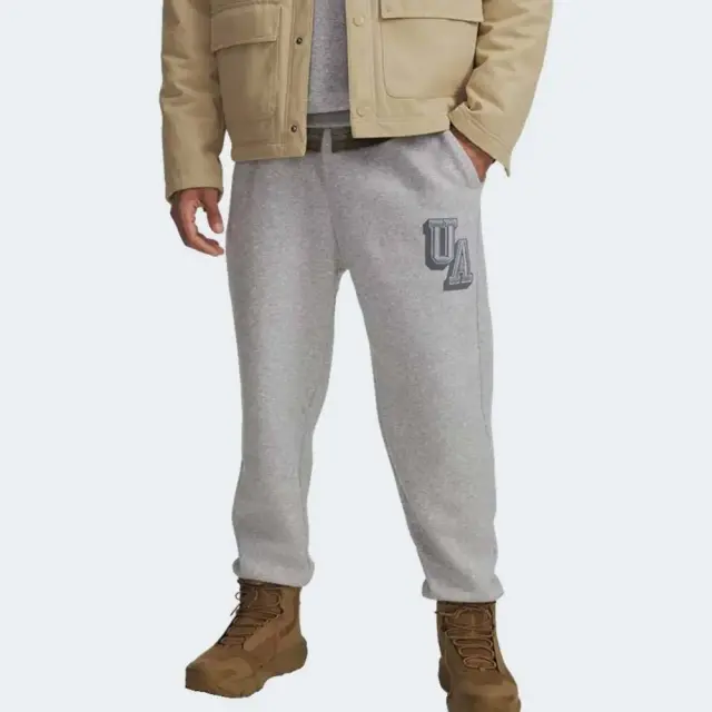 Under Armour Men's Icon Fleece Graphic Jogger Pant Γκρι 6003934-011 (Under Armour) - XLarge