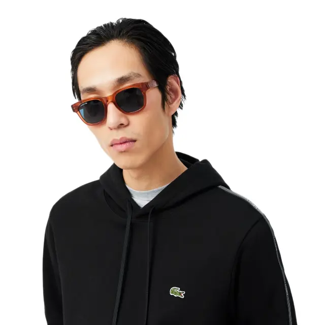 Lacoste ανδρικό logo stripe zipped hoodie 3SH0884-1 2
