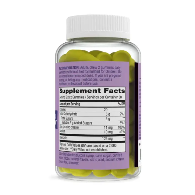 Nature's Way Quercetin Gummies with Zinc 2