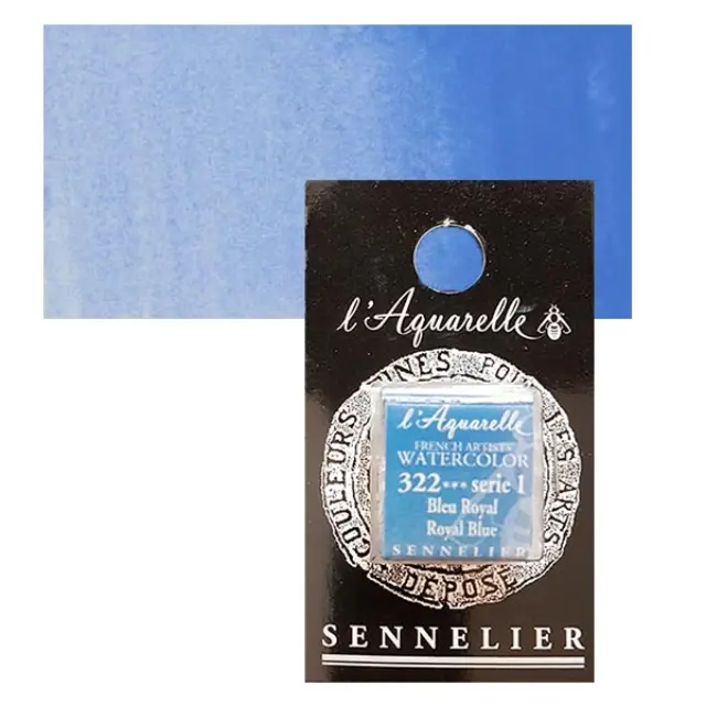 Χρώμα Ακουαρέλας Sennelier l Aquarelle Half Pan - 322 Royal Blue