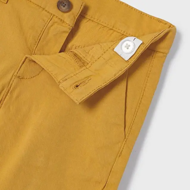 Mini 2 έως 10 ετών Βερμούδα λοξότσεπη Better Cotton ecofriends ώχρα 2