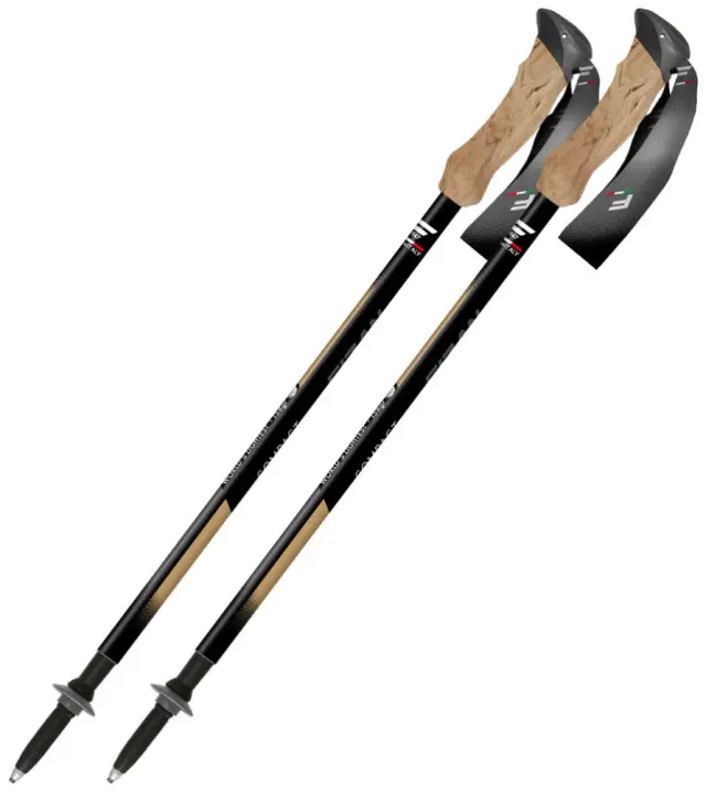 Fizan Compact Tech Τηλεσκοπικά Μπατόν Πεζοπορίας Beige - 100.471