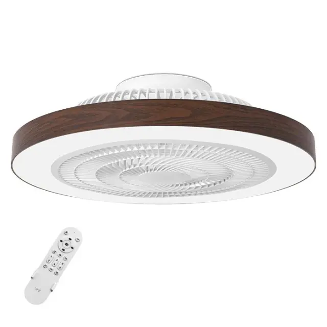 Ανεμιστήρας οροφής DC 19” με LED φωτιστικό και τηλεχειριστήριο, 20W