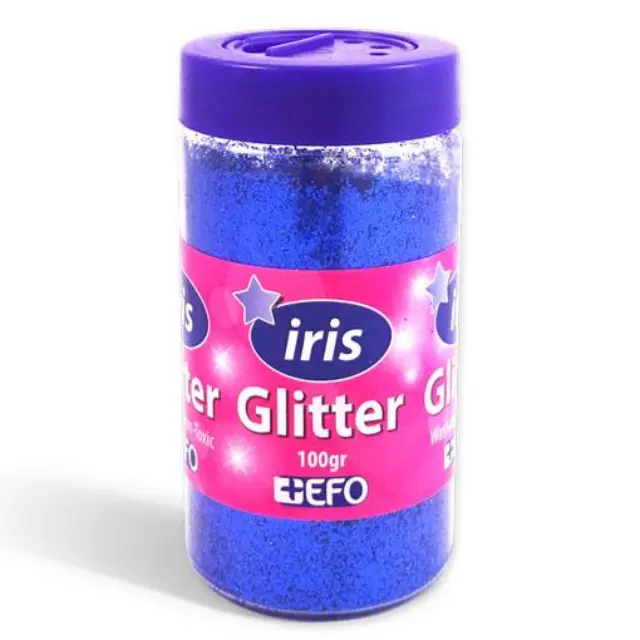 Χρυσόσκονη +Efo Iris 100gr Μπλε