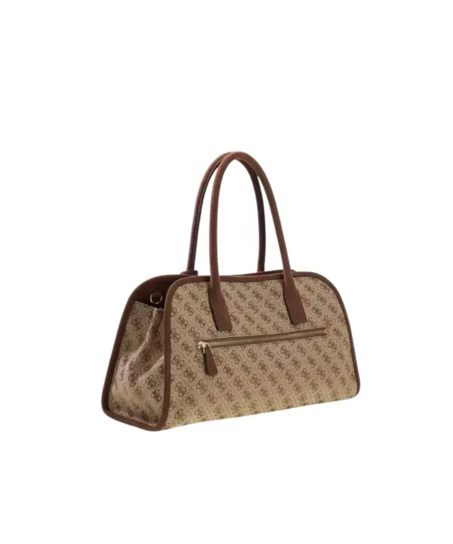 Guess - Γυναικεία Τσάντα Ώμου/Χειρός Samantha HWJG2313060-LGW Μπεζ/Καφέ 3