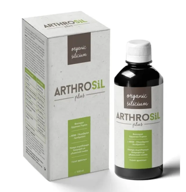 Powerpharm Arthrosil Plus με Βιο-Ενεργοποιημένο Οργανικό Πυρίτιο 500ml