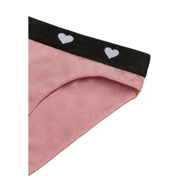Minerva Εφηβικό Slip Hearts, Χρώμα Dusty Pink - 10 Y 2