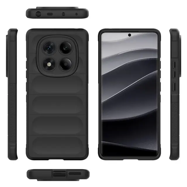 Rugged Θήκη για Redmi Note 14 Pro 4G-Black OEM 2