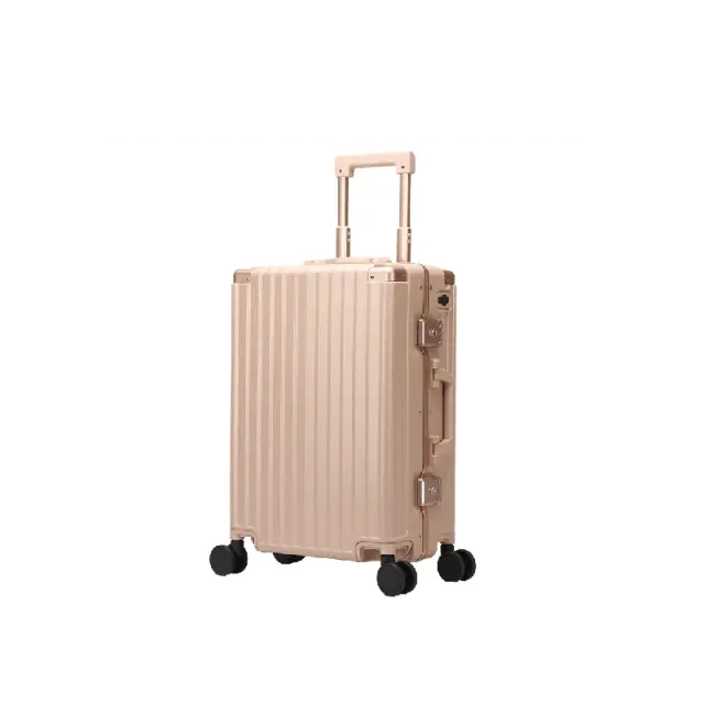 Βαλίτσα χειραποσκευή καμπίνας Bopai 33-859208/50cm ροζ χρυσό - Small