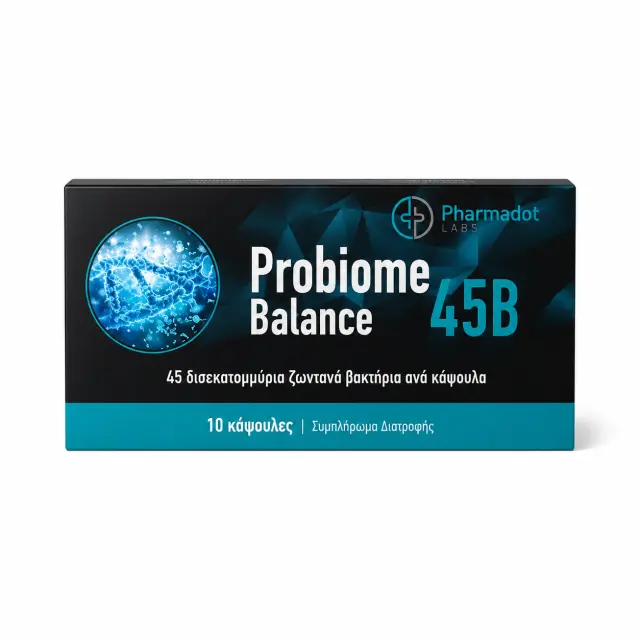 Pharmadot Labs Probiome Balance 45B Συμπλήρωμα Διατροφής 10 Κάψουλες