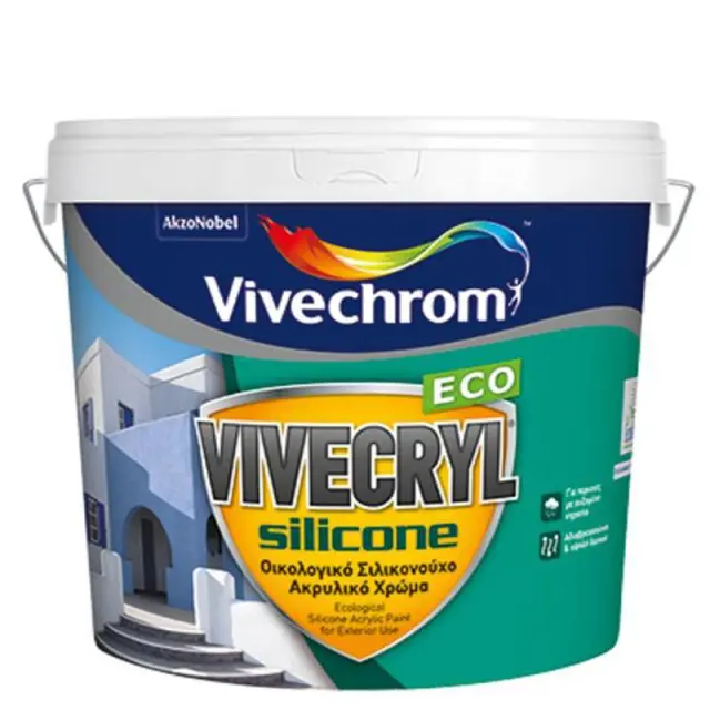 Ακρυλικό Χρώμα Vivecryl Silicone Λευκό 3lt