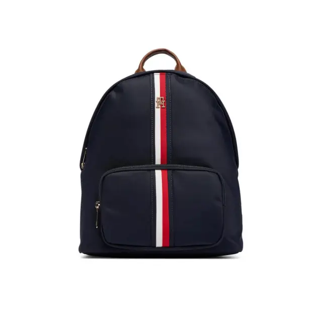Tommy Hilfiger Γυναικείο Μεγάλο Σακίδιο Πλάτης Popette Dome Backpack Corp Μπλε