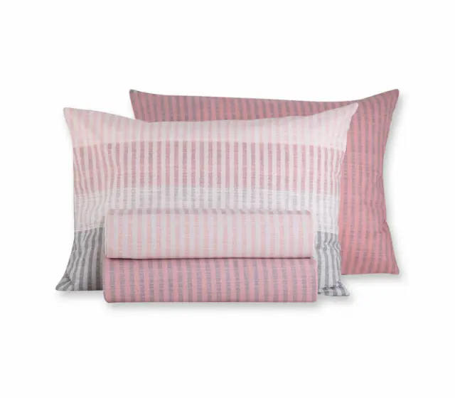 ΣΕΝΤΟΝΙ ΒΑΜΒ.GORDON ΣΕΤ KING SIZE PINK 1Χ(270Χ260)-1X(180X200+32)-2Χ(52Χ72+20) - NEF NEF 3