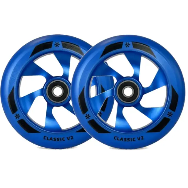 Union Classic V2 Pro Freestyle Scooter Wheels 110 - Blue 2