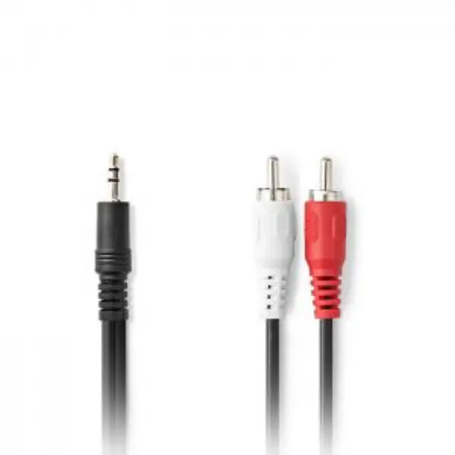 Καλώδιο ήχου 3,5mm stereo αρσ. - 2x RCA αρσ., 3.00m. 2
