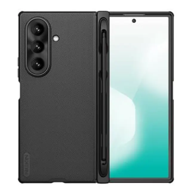 Nillkin Super Frosted FOLD Magnetic Pen Slot Back Cover for Samsung Galaxy Z Fold 7 Black