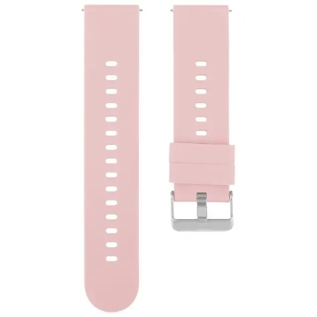 Solid Color Λουράκι για Smartwatch 20mm-Pink OEM