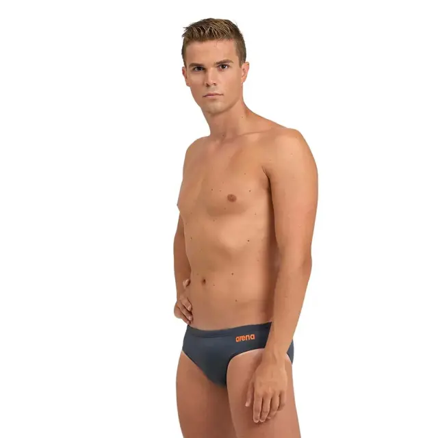 Arena Men's Team Solid Brief Swim Slip Γκρι Σκούρο 004773-530 (Arena) - 95