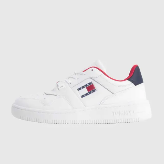 Tommy Hilfiger - Casual Γυναικεία Sneakers Tjw Retro Basket EN0EN02206-0K4 Λευκό - 41