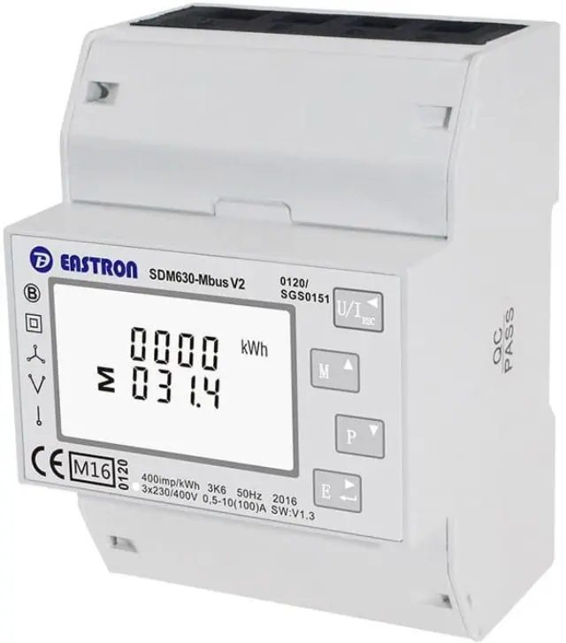 Eastron Electricity meter SDM630 Modbus V2, 1/3 phases