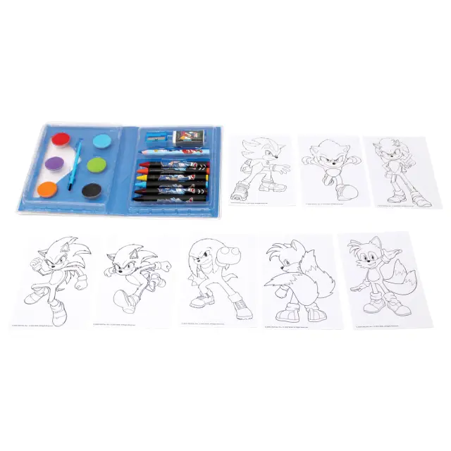 Σετ Ζωγραφικής 24τμχ Sonic the Hedgehog 3