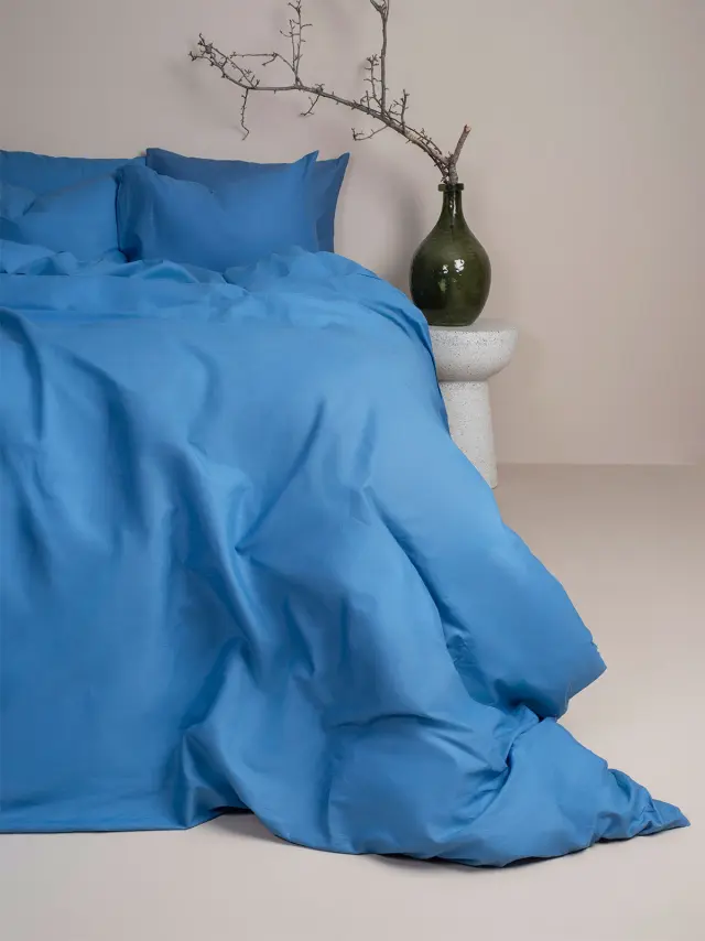 Παπλωματοθήκη Cotton Feelings 104 Blue Υπέρδιπλη (230x250) Sunshine