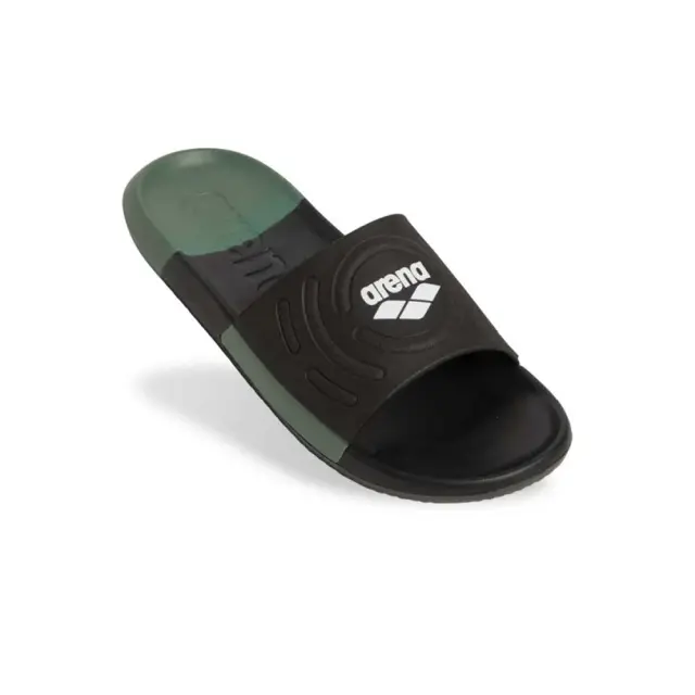 Arena Men's Urban Active Slides Μαύρο - Πράσινο 009277-100 (Arena)