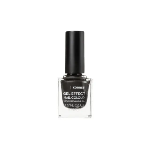 Korres Gel Effect Gloss Βερνίκι Νυχιών Μακράς Διαρκείας Moonstone Grey 96 11ml